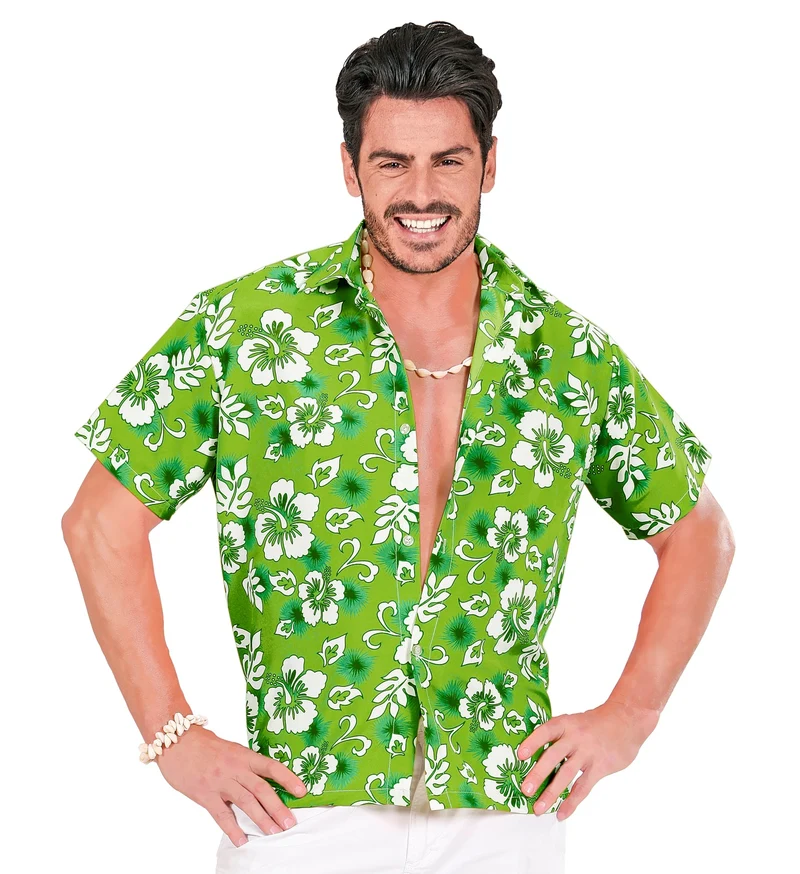 Hawaii shirt groen tropical Danny