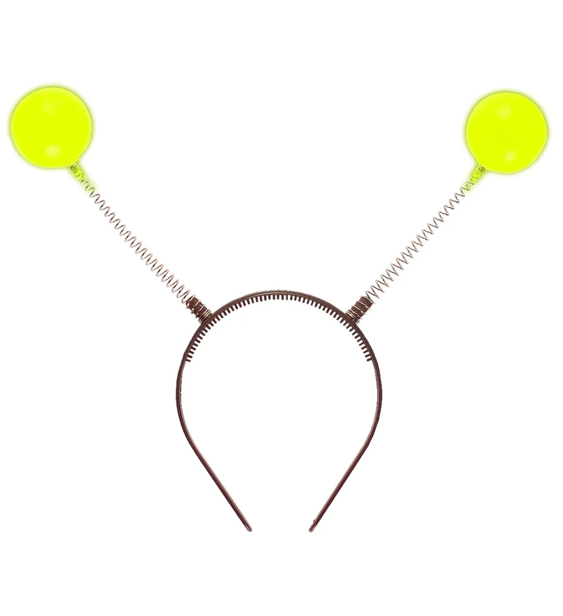Hoofdband met antennes glow in the dark