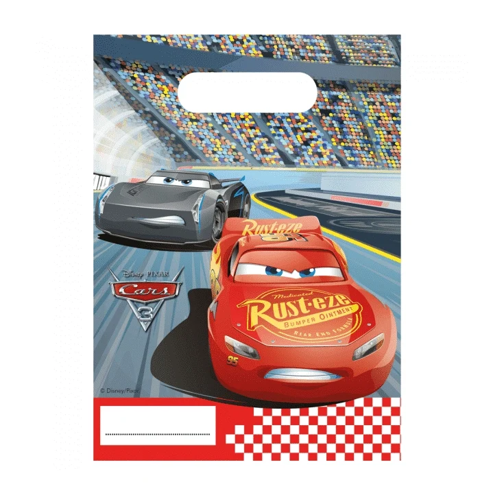 Cars 3 - Uitdeelzakjes - 6 stuks