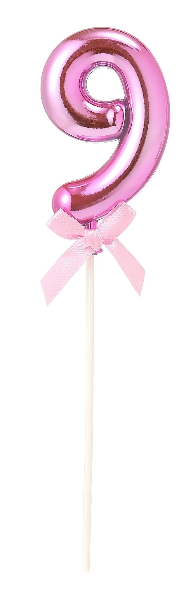 Taart Topper Cijfer 9 Roze