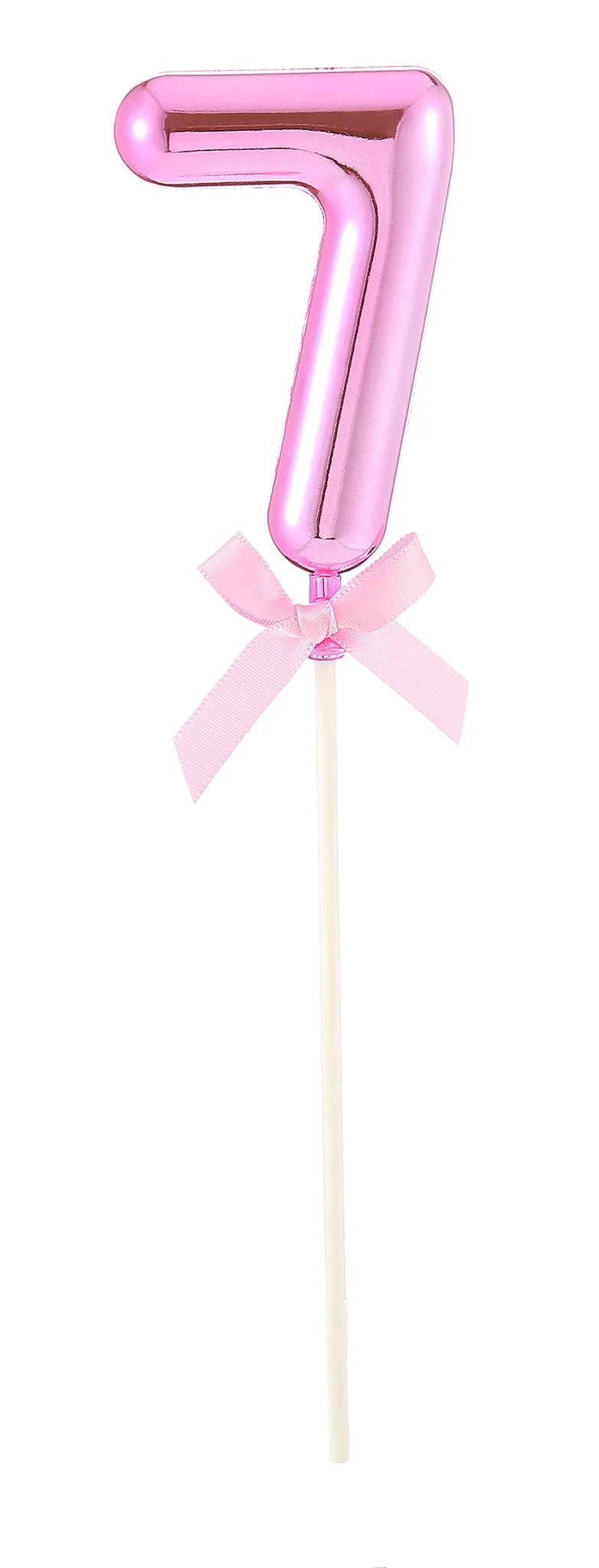 Taart Topper Cijfer 7 Roze