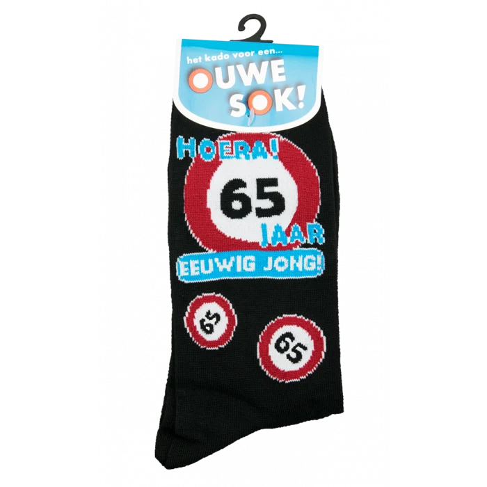 Sokken hoera 65 jaar