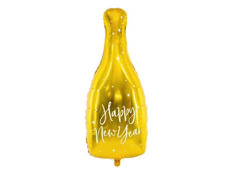 Happy New Year Folieballon Fles