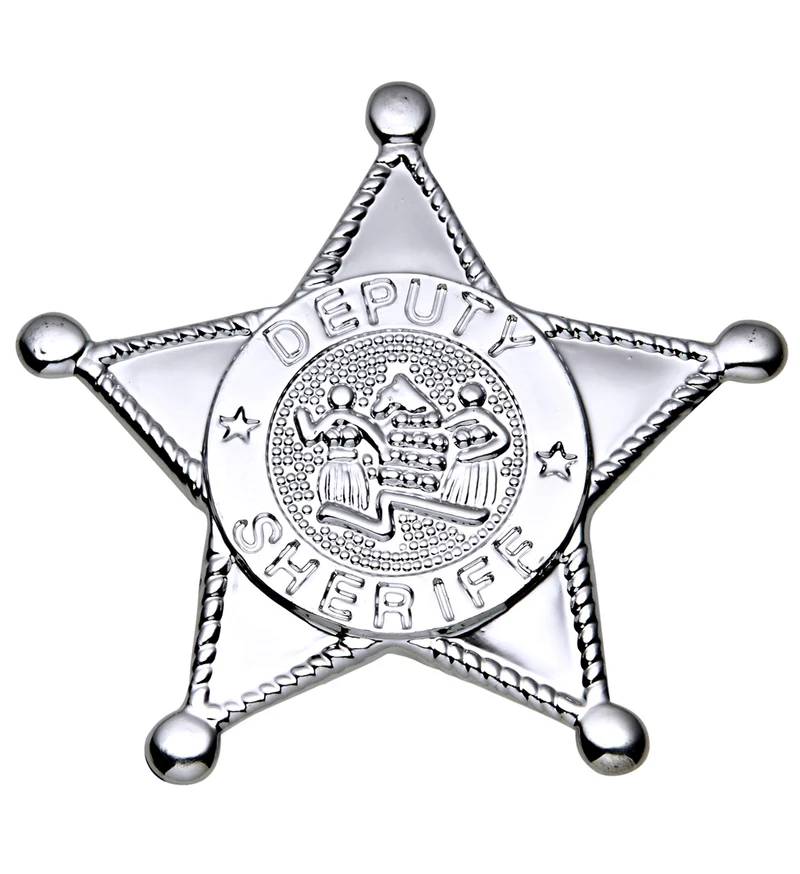 Sheriff ster zilver