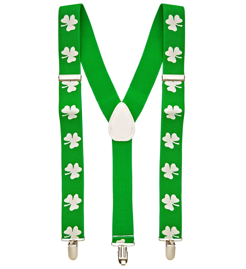 St. Patrick's day bretels klavertje
