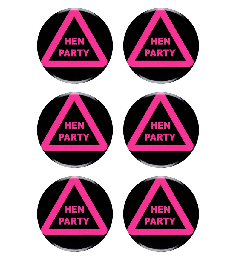 Buttons vrijgezellenfeest broche hen party