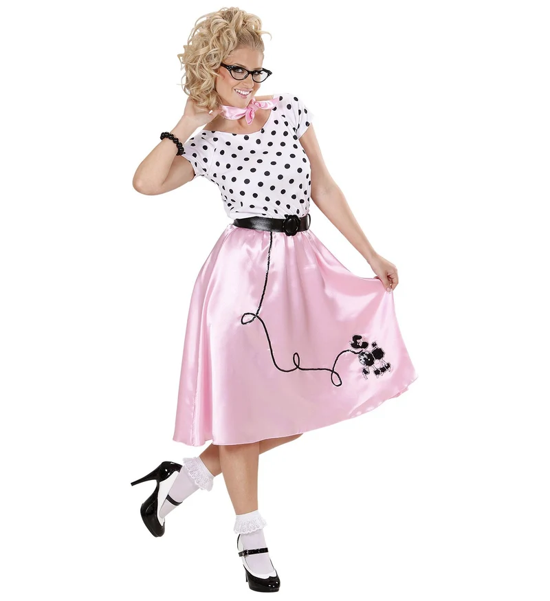 Jaren 50 jurk poedel Kate dames