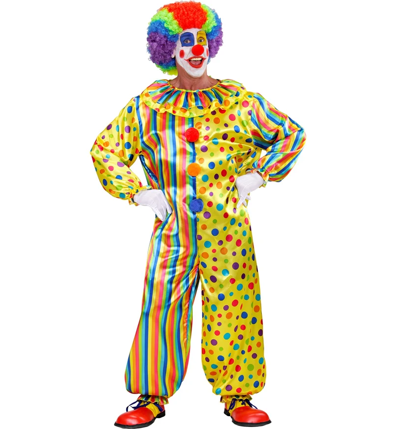 Clownspak Flap vrolijk heren