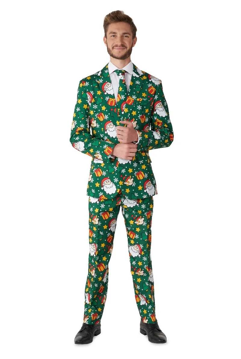 Suitmeister Kerst Maatpak Santa Elves Groen