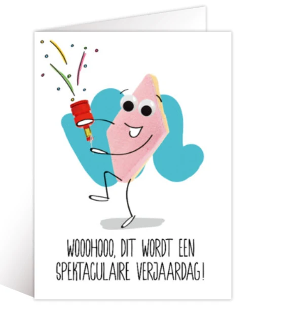Verjaardagskaart 'Spektaculaire Verjaardag'