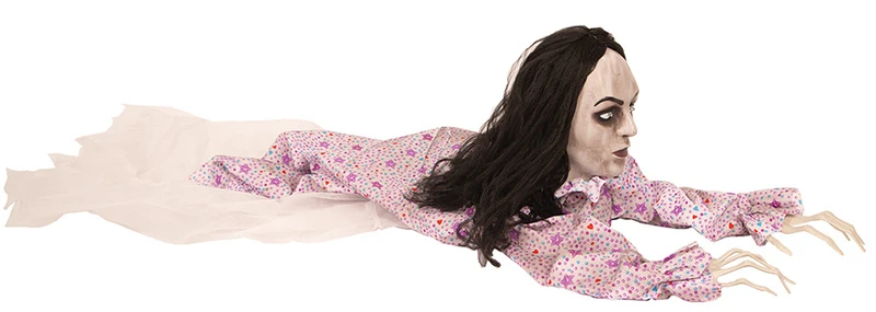 Deco Zombie Vrouw kruipend