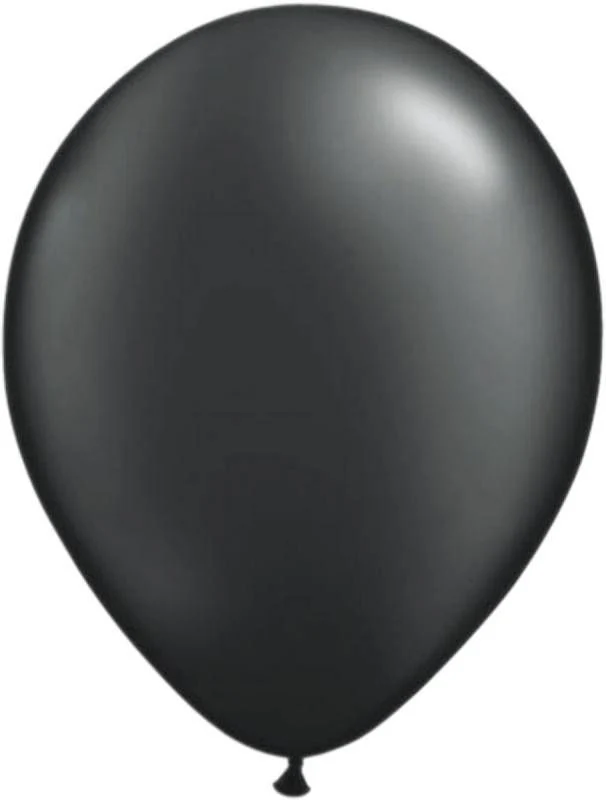 Helium ballonnen zwart