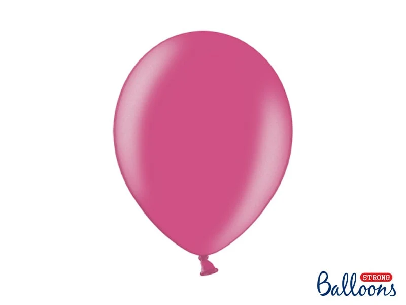 Metallic Ballonnen Hot Pink (100st)