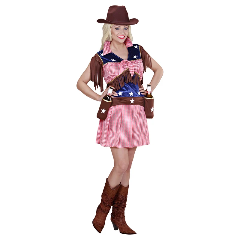 Cowgirl jurkje Rodeo Steffie dames Large