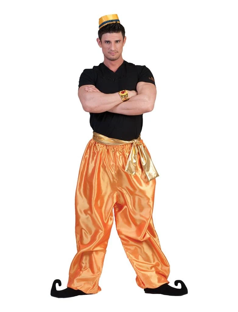 Arabische Sultan broek goud heren