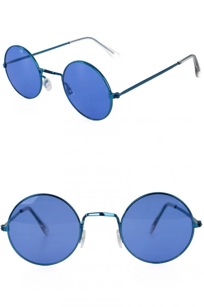 Hippie bril blauwe glazen
