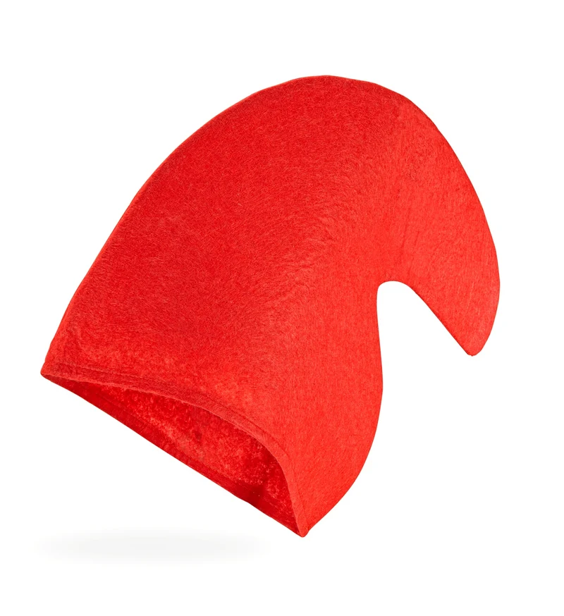 Kaboutermuts rood smurf