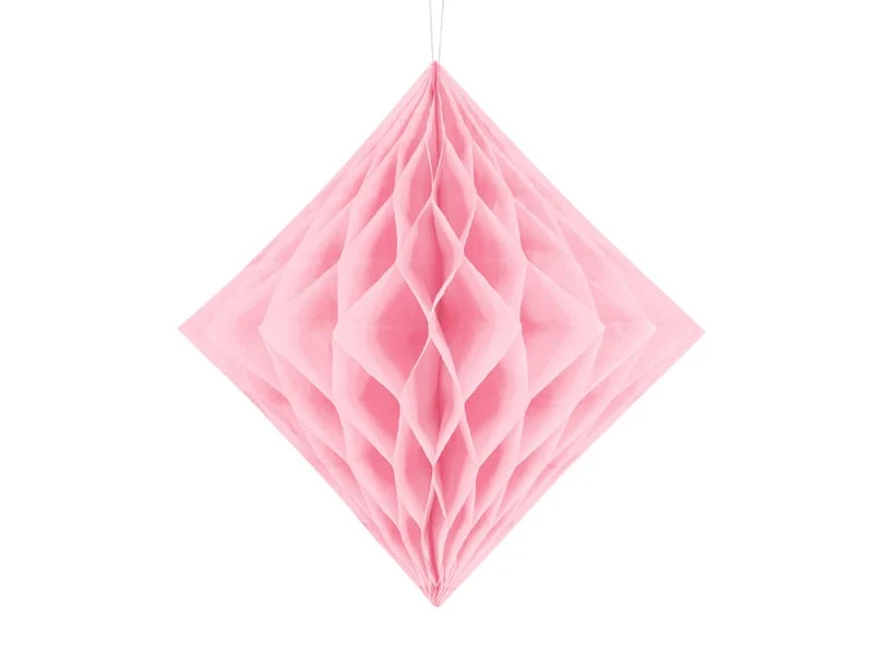 Honeycomb Diamant Licht Roze (20cm)