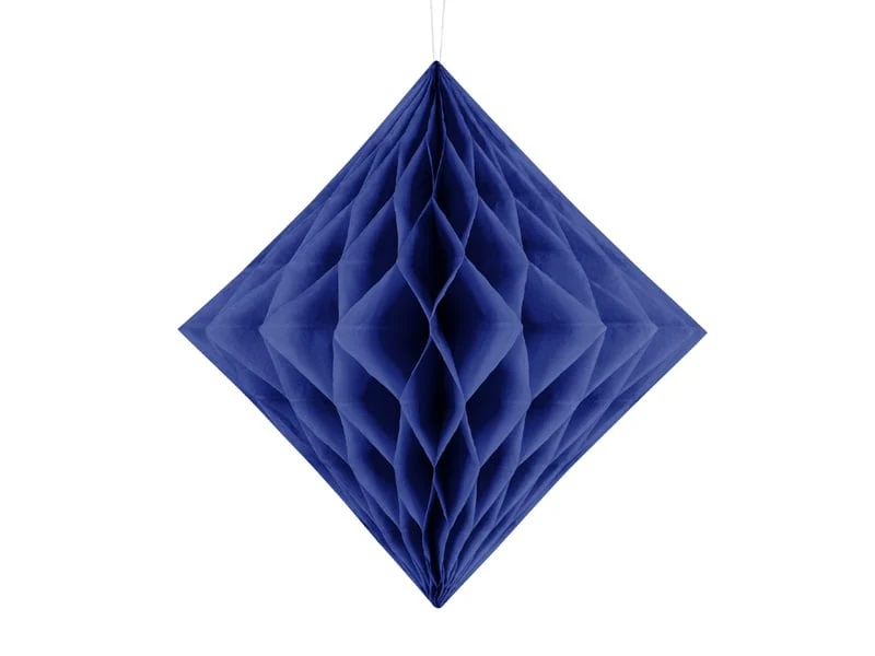 Honeycomb Diamant Navy Blauw (20cm)