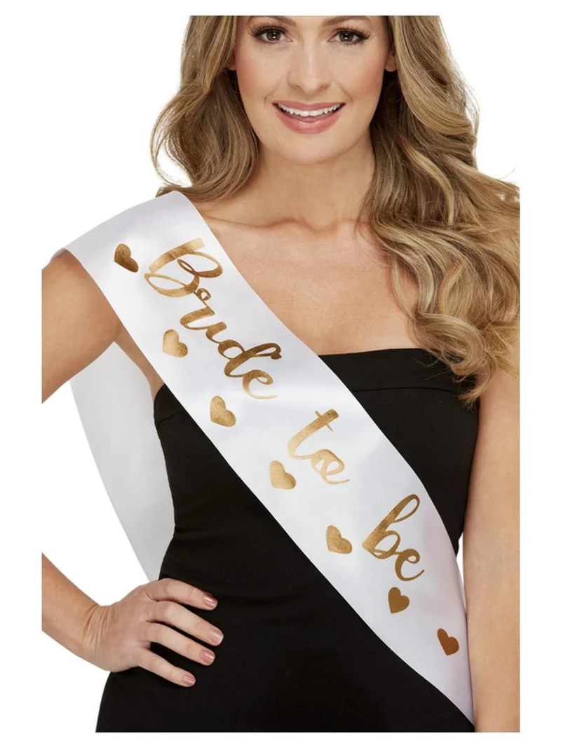 Sjerp Bride To Be Hartjes Wit/Goud