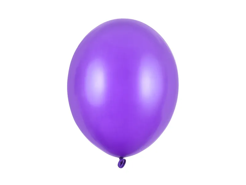 Metallic Paarse ballonnen (50st)