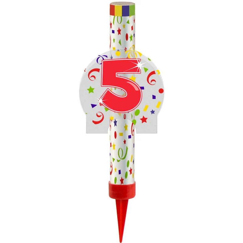Ijsfontein Confetti Print Cijfer 5
