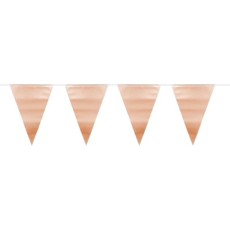 Vlaggenlijn Roségoud Metallic Mat (6m)