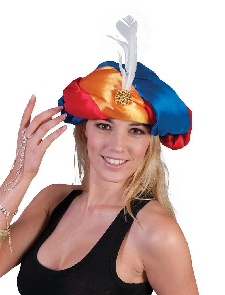 Sultan hoed multi kleuren