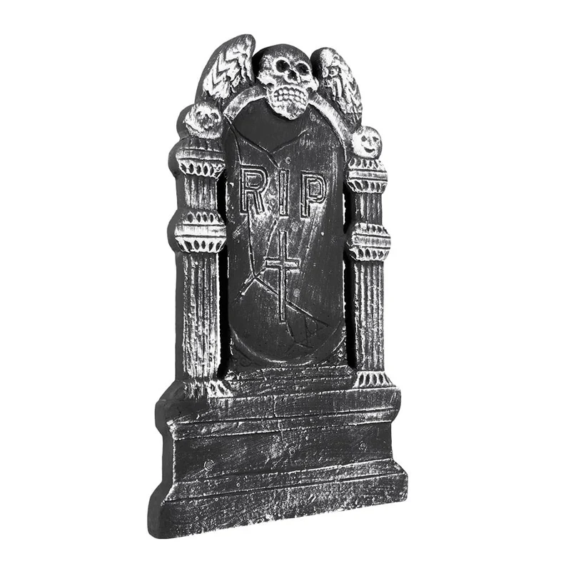 Grafsteen RIP Flying Skull - 50x30cm