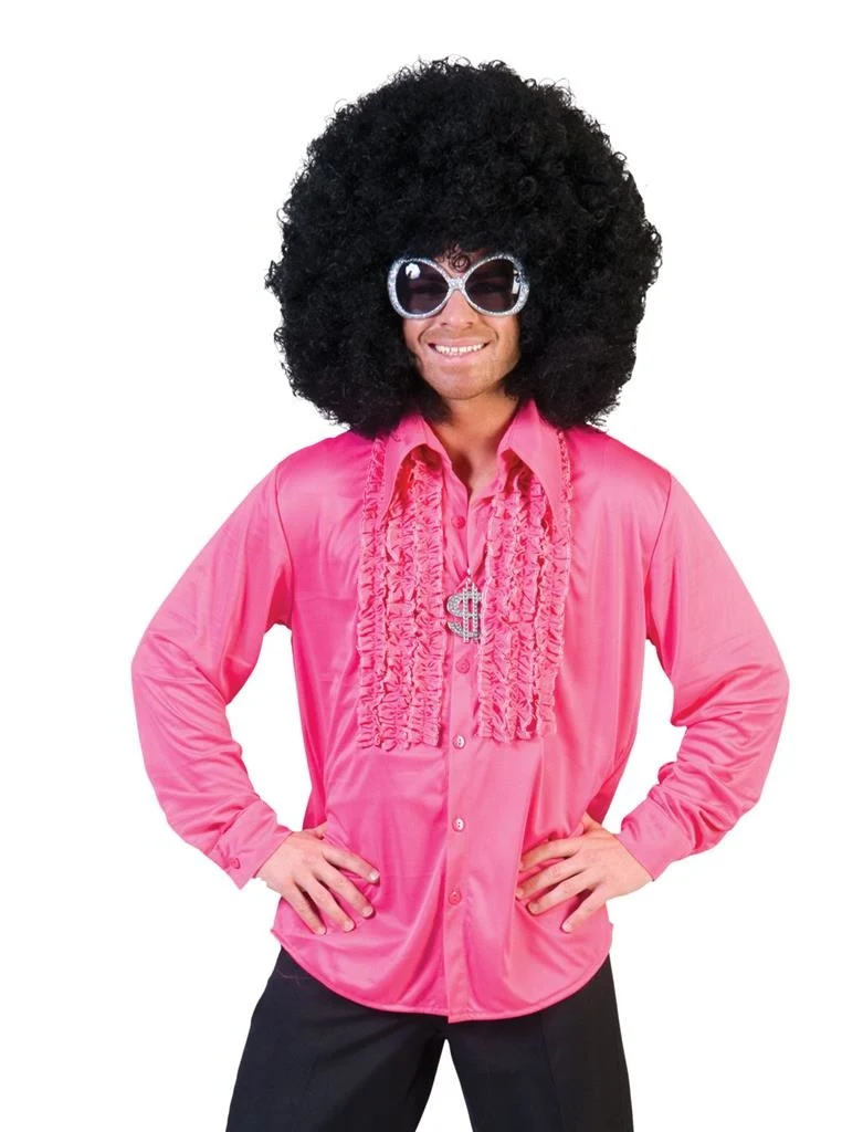 Blouse rouche roze