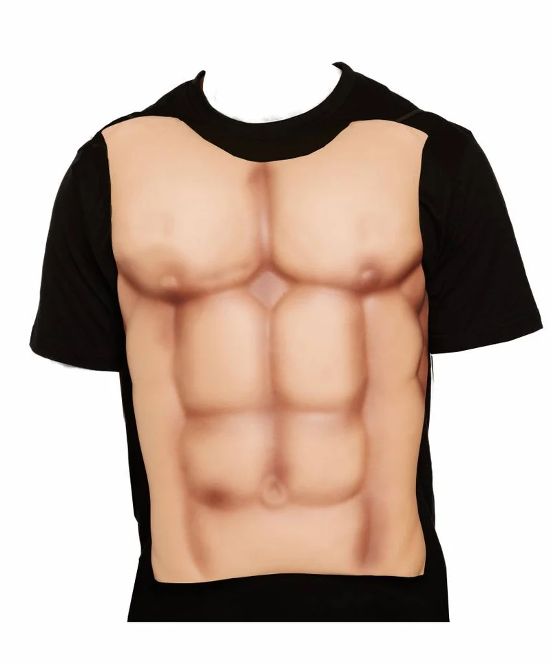 Mannenborst met sixpack
