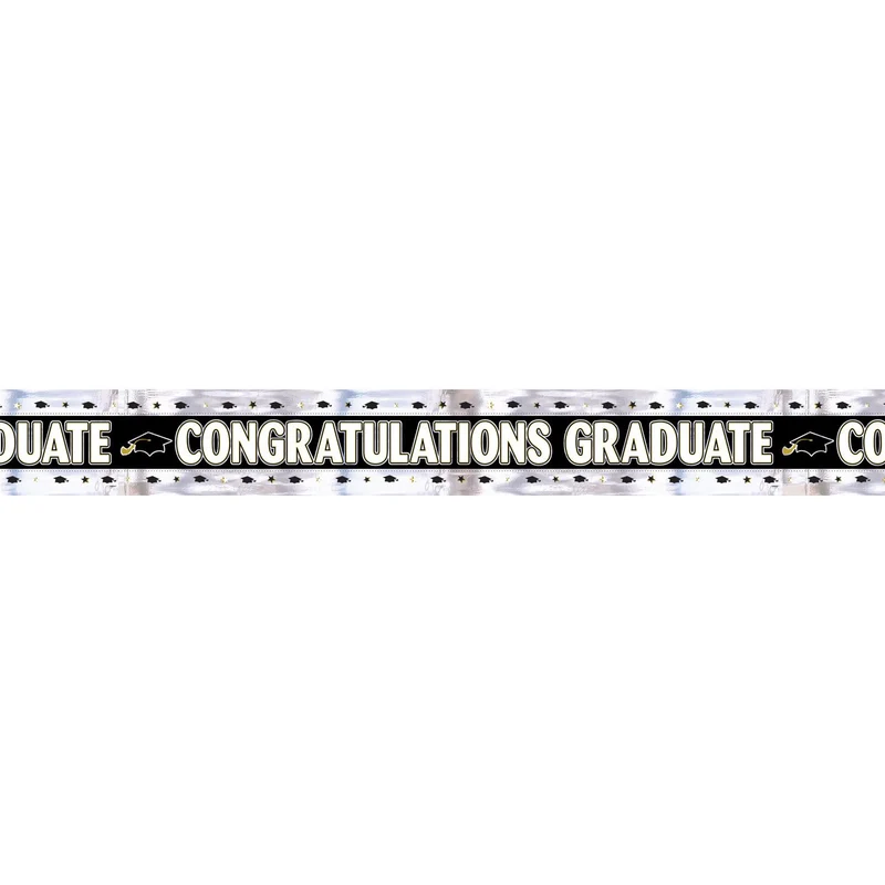 Foliebanner Geslaagd/Graduation - 275 cm