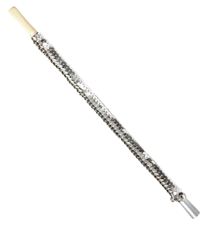 Sigarettenhouder zilver pailletten