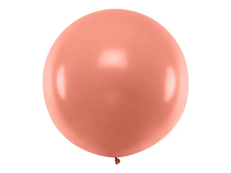 Mega Ballon Metallic Rosé Goud - 1m