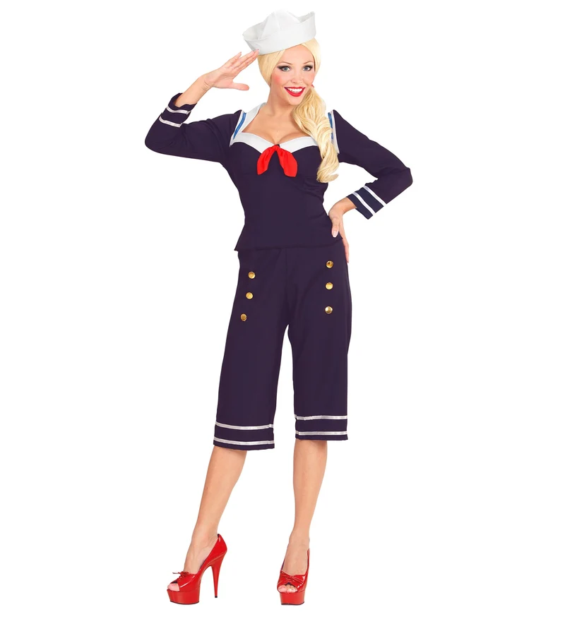 Matroos kostuum dames retro