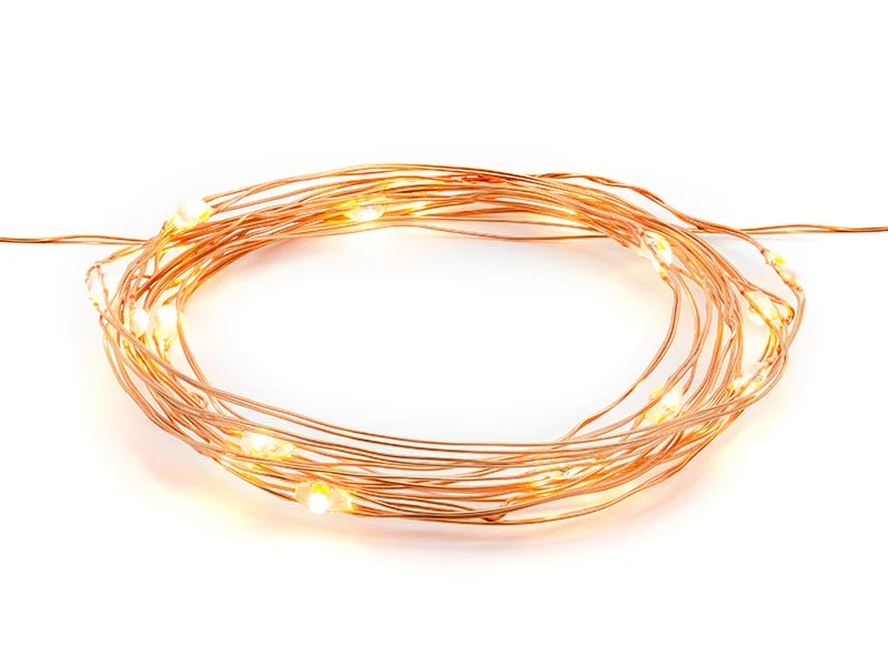 Decoratieve LED Lampjes Koperdraad (1.90m)