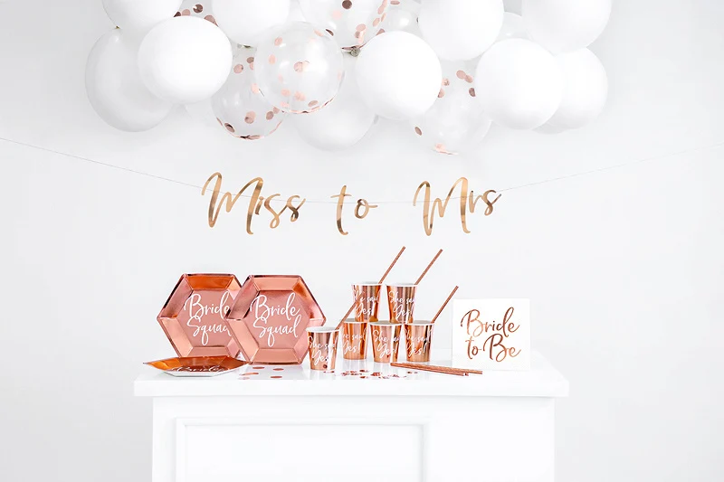 Decoratieset Vrijgezellenfeest Rosé Goud