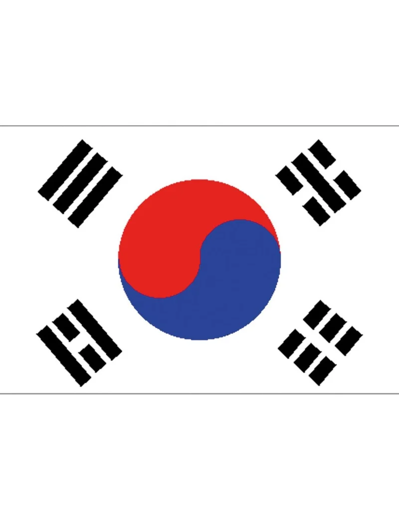 Vlag Zuid-Korea - 90x150 cm