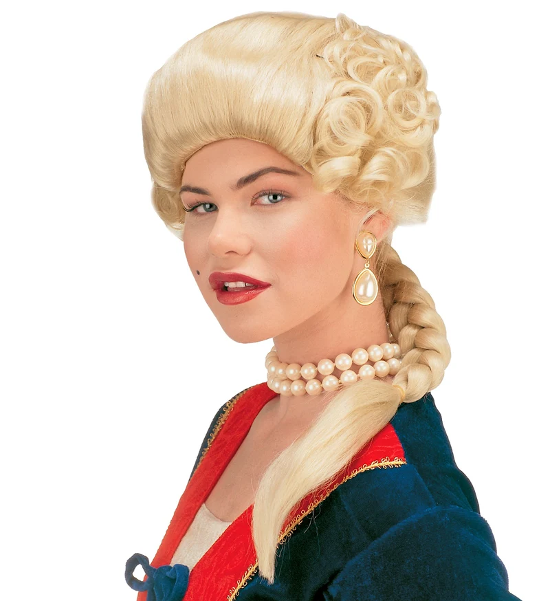Hertogin pruik blond volwassenen