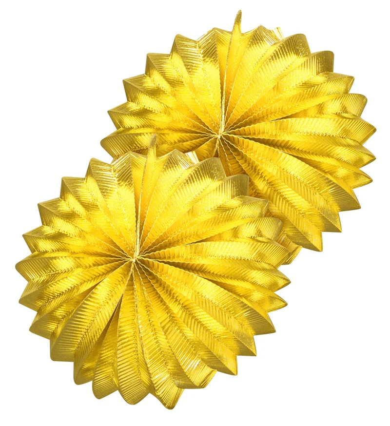 Gouden lampion bol 25cm