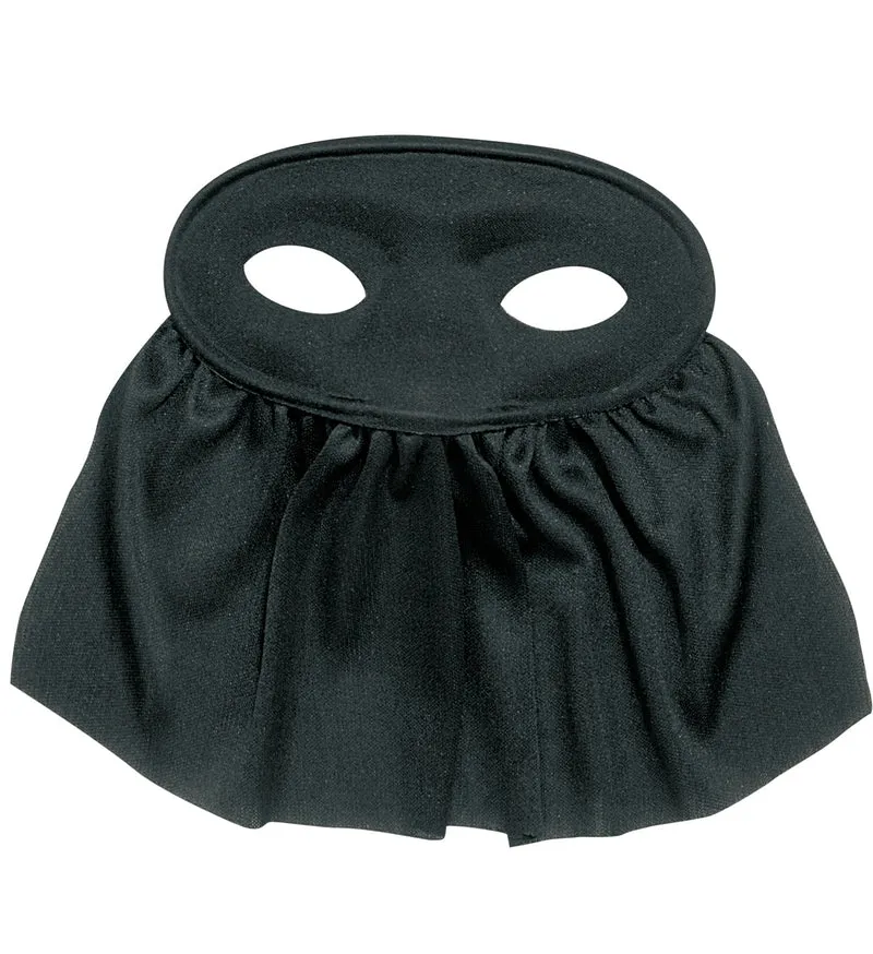 Venetiaans oogmasker zwart met sluier