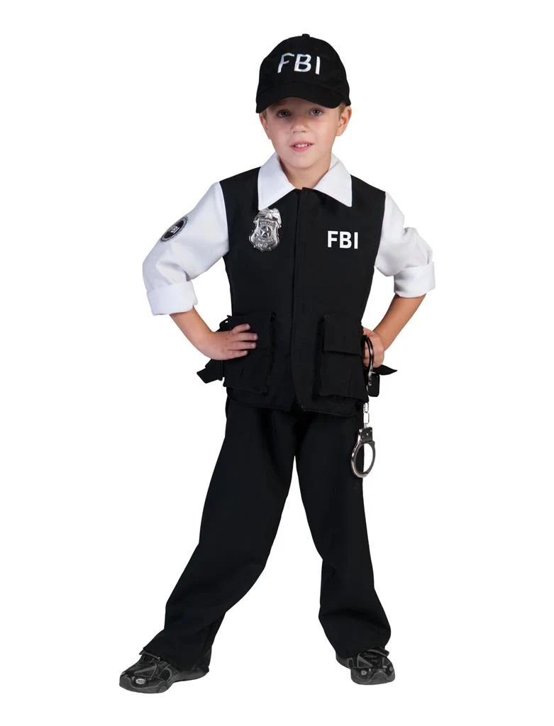 Agenten kostuum FBI kind