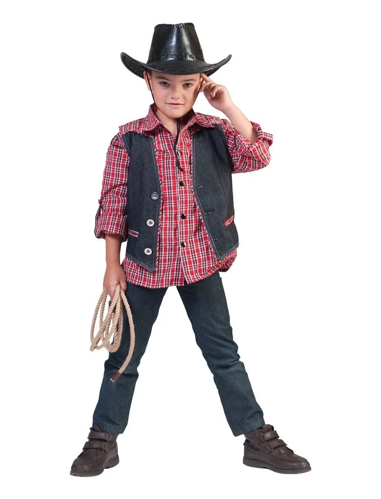 Cowboy vestje Kees voor kinderen