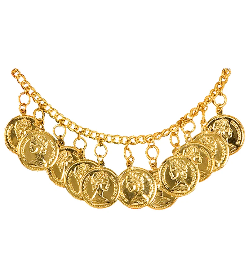 Enkelband met gouden penningen