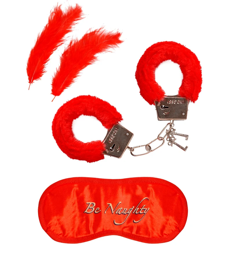 Handboeien met blinddoek liefde