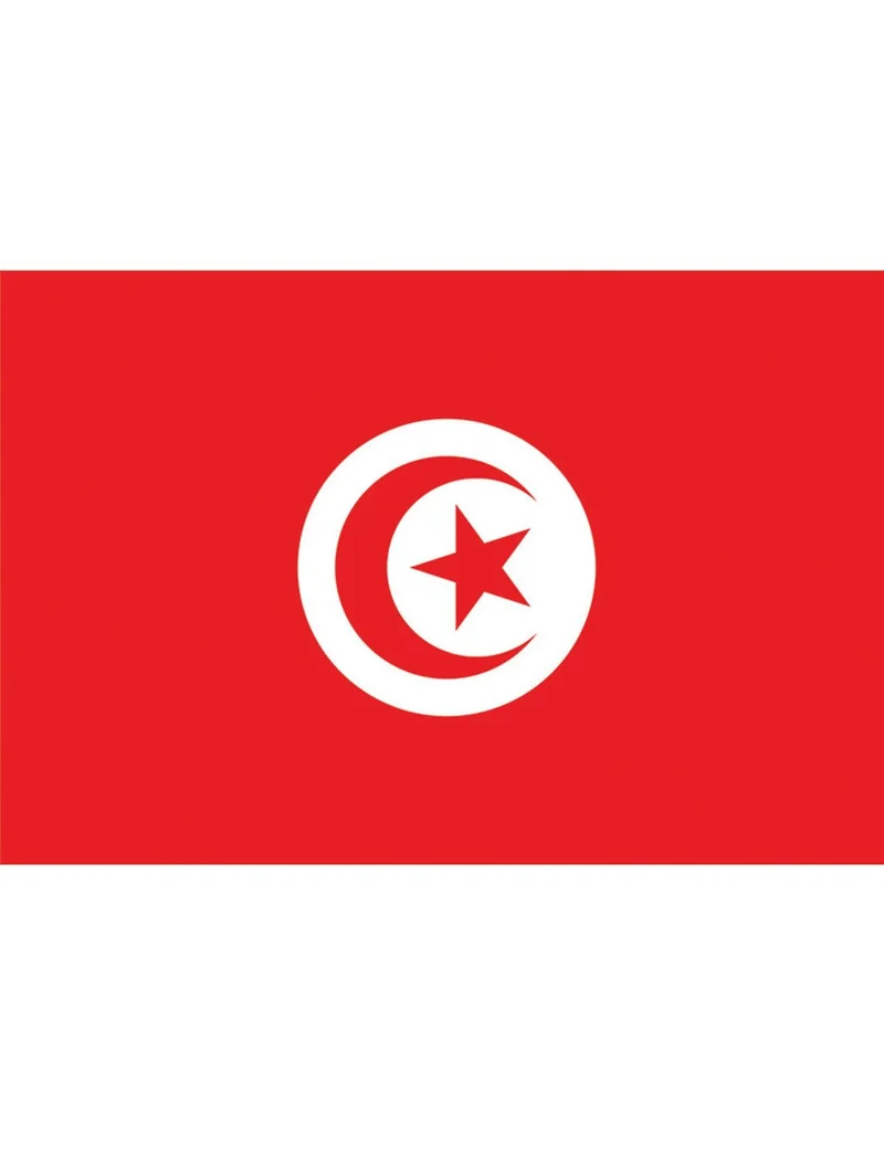 Vlag Tunesië - 90x150 cm
