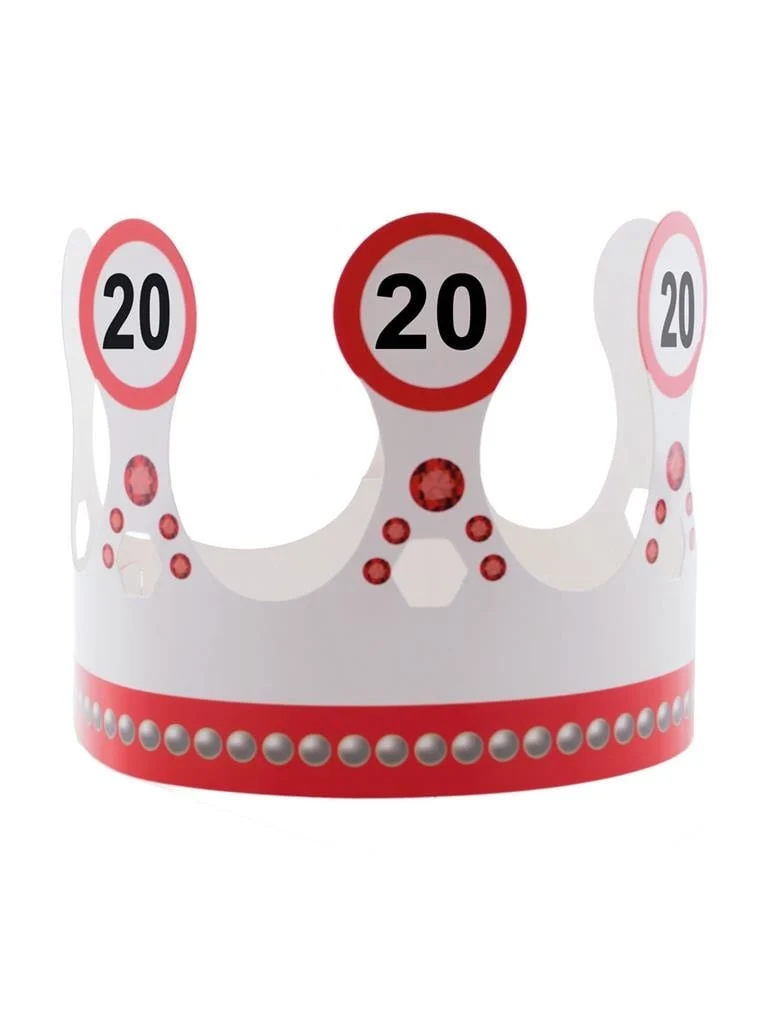 Kroon 20 jaar Verkeersbord
