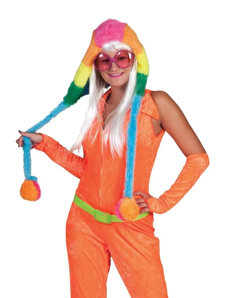 Regenboog muts