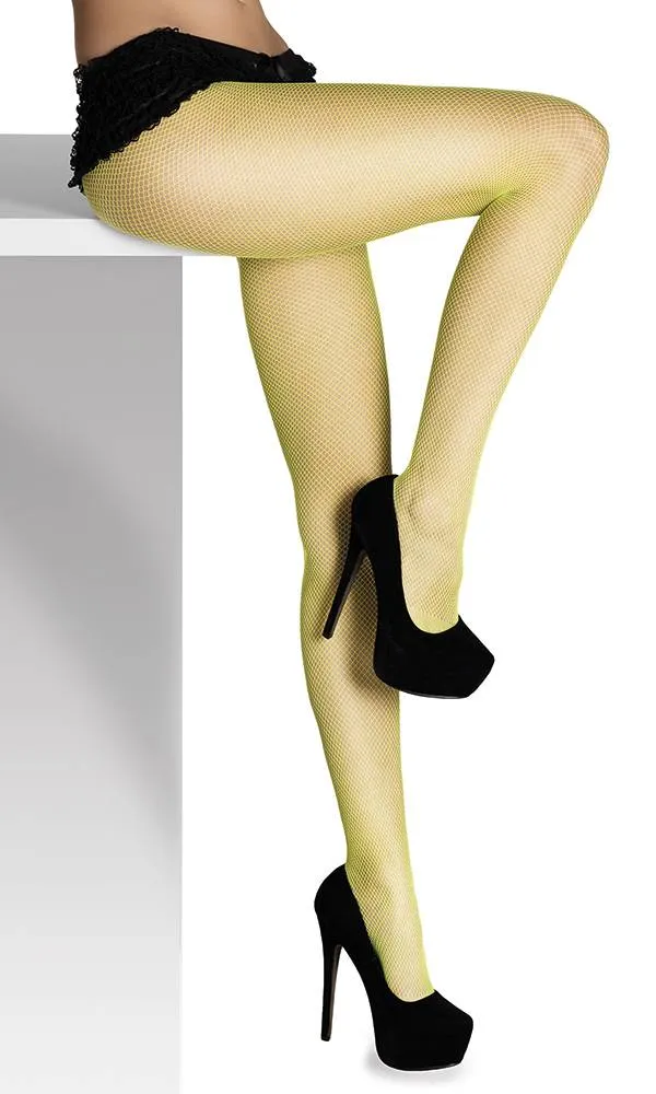Netpanty geel fluor