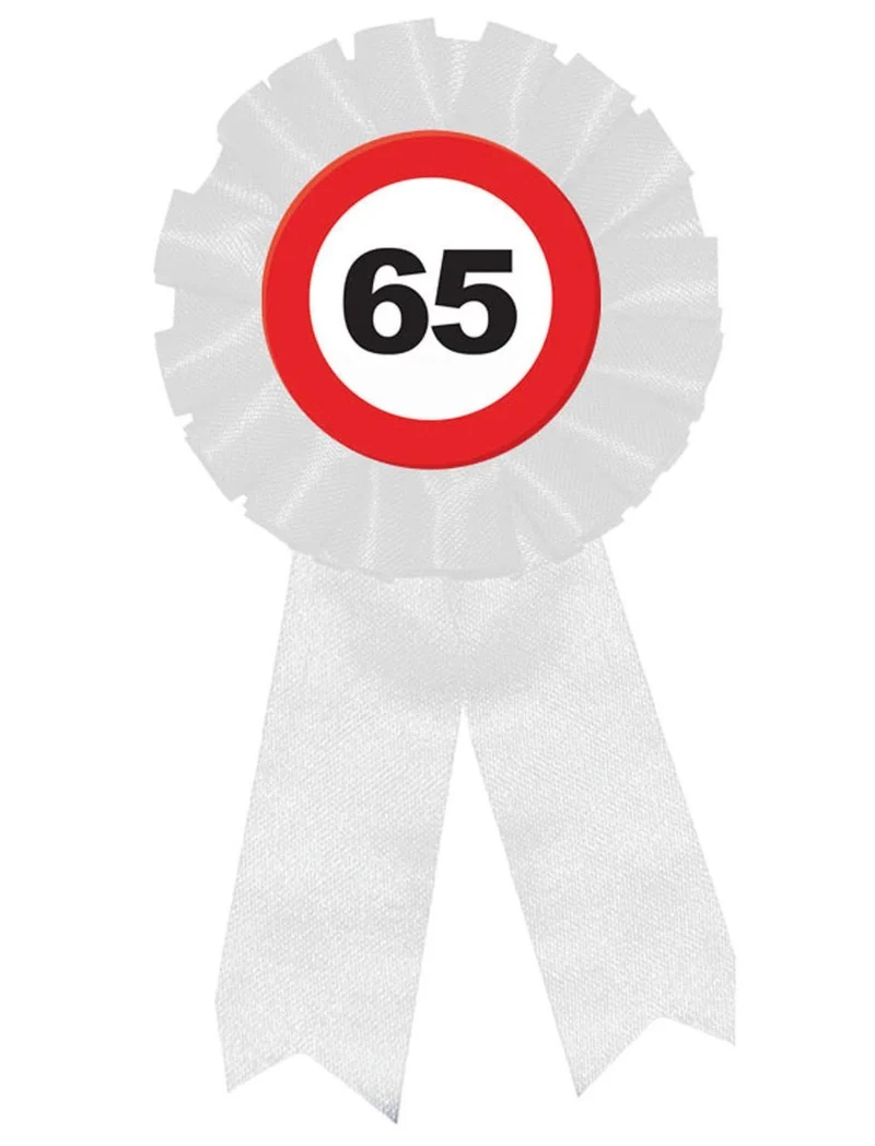 Rozet Verkeersbord 65 Jaar